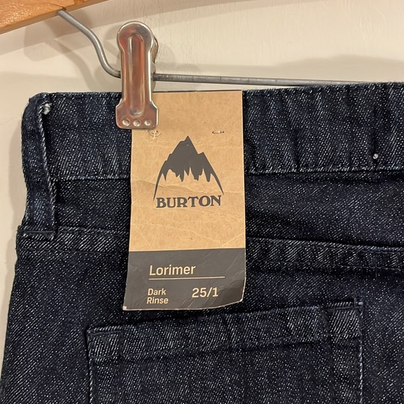 NWT BURTON Lorimer Slim Jeans Dark Rinse Wash Denim Women’s 25/1 - Picture 8 of 8